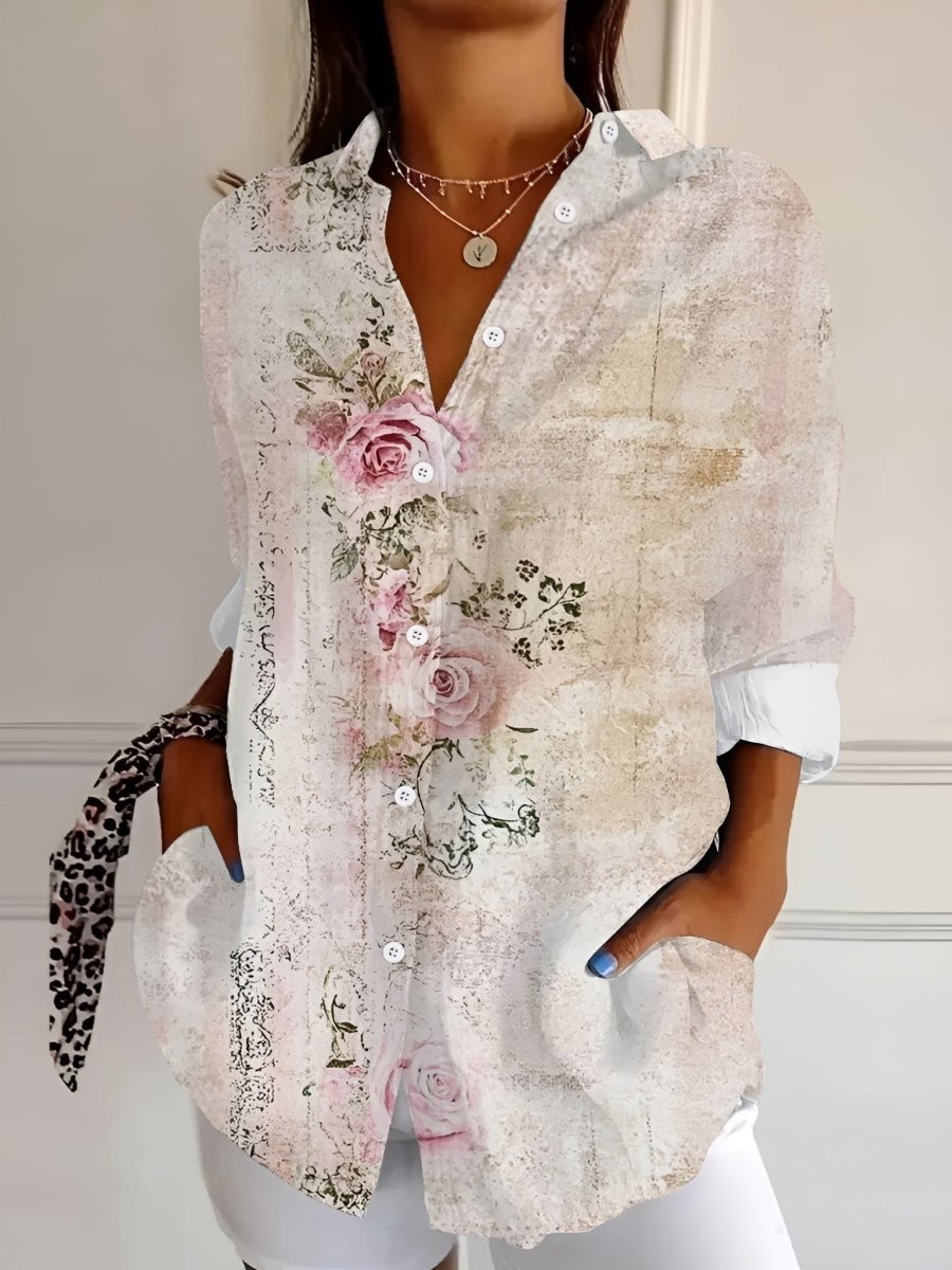 Blanc fleuri / 3XL