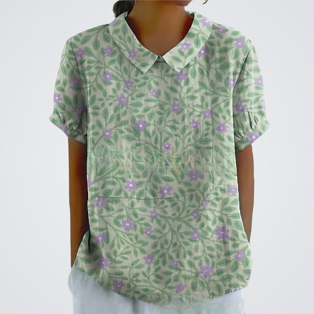 Vert sauge floral / 5XL