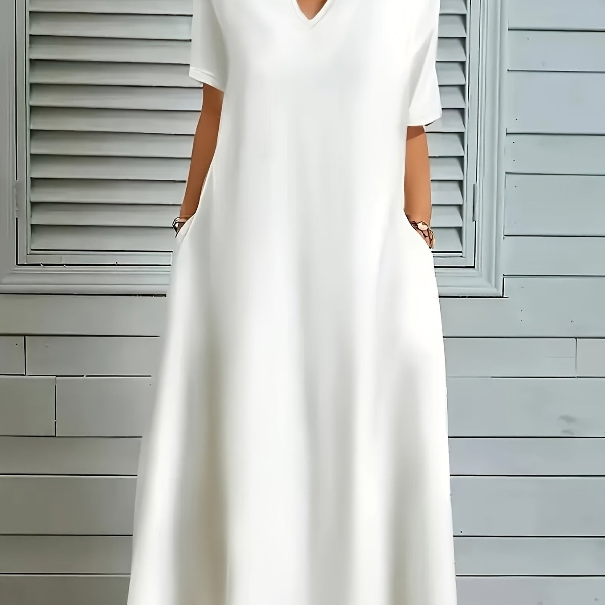 Blanc élégant / 5XL