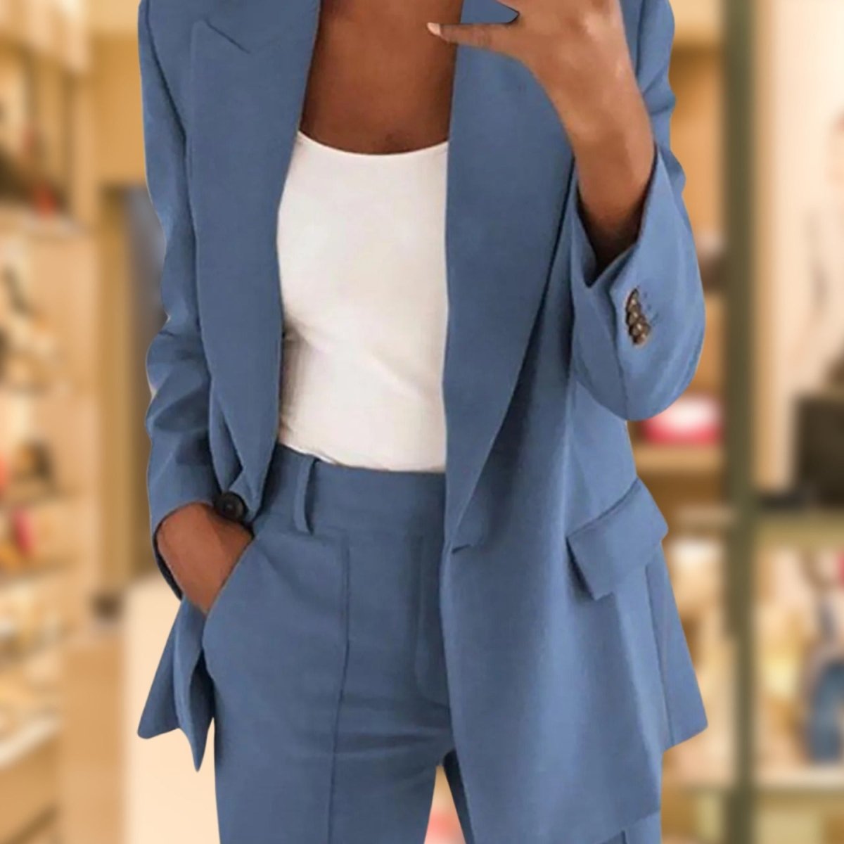 Bleu ciel / Haut - 3XL / Pen - 3XL