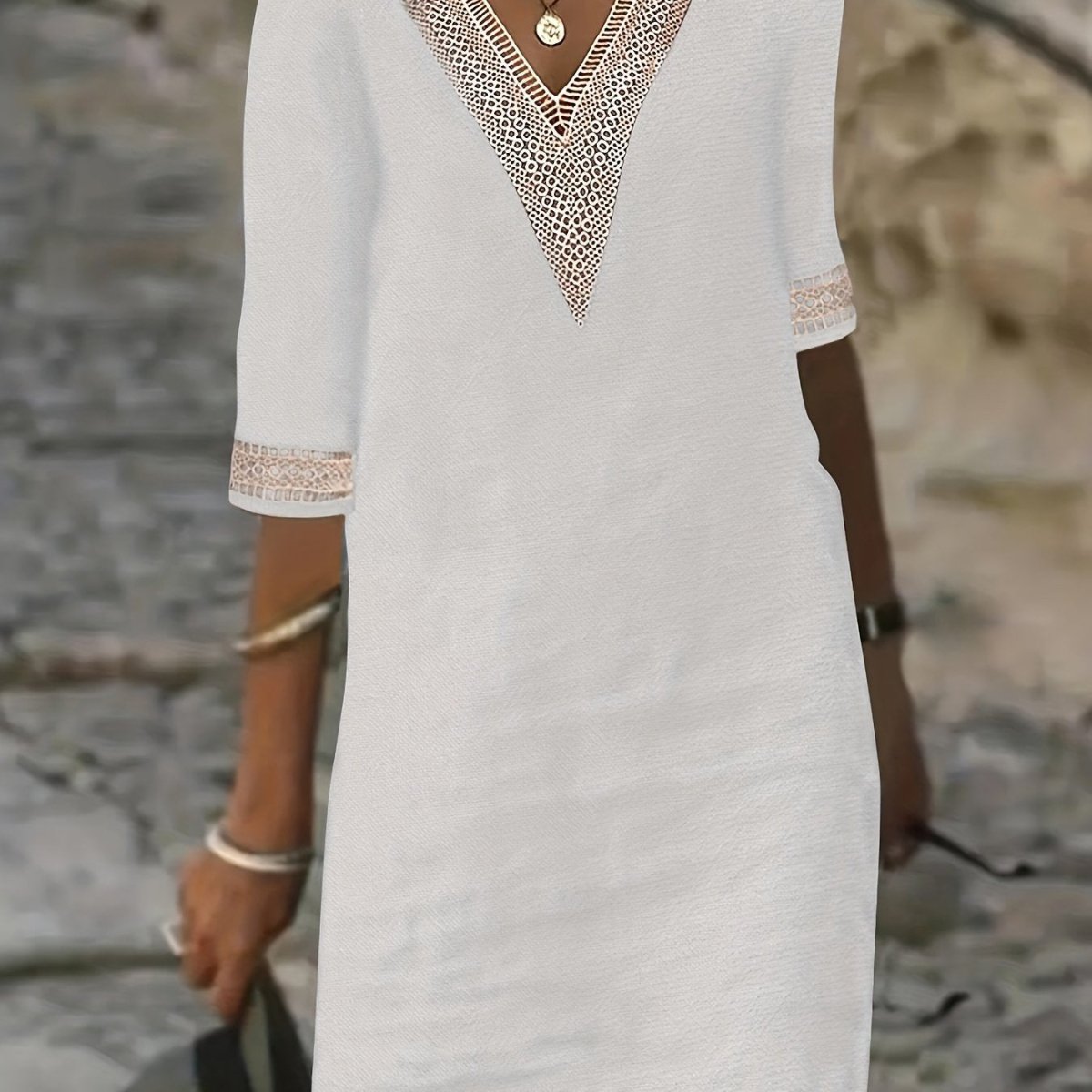 Blanc élégant / 3XL