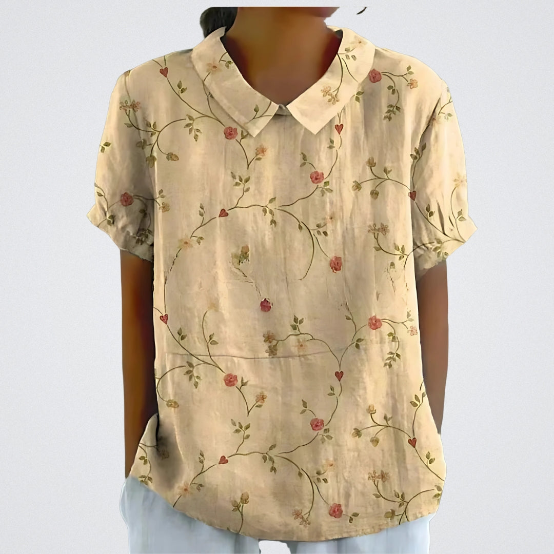 Beige floral doux / 5XL