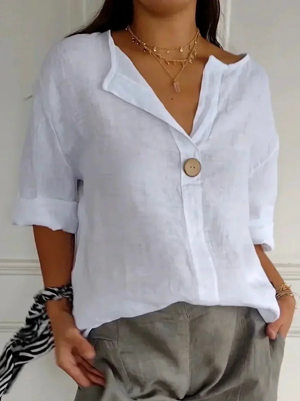 Blanc perle / 5XL