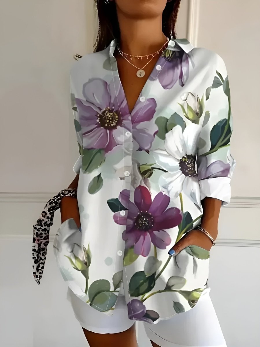 Violet fleuri / 3XL