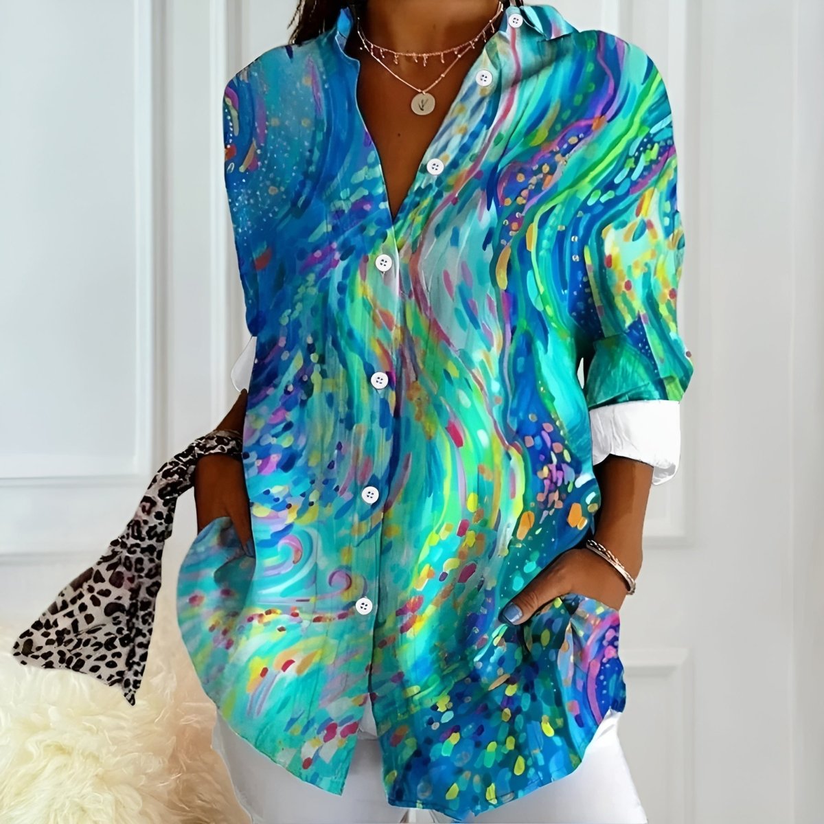 Motif turquoise / 3XL